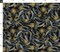 Dark Eucalyptus Australian Floral Gray And Yellow 2021 Colors Color Of The Year Custom Printed Fabric by Spoonflower Various Fabrics by the Yard or Fat Quarter